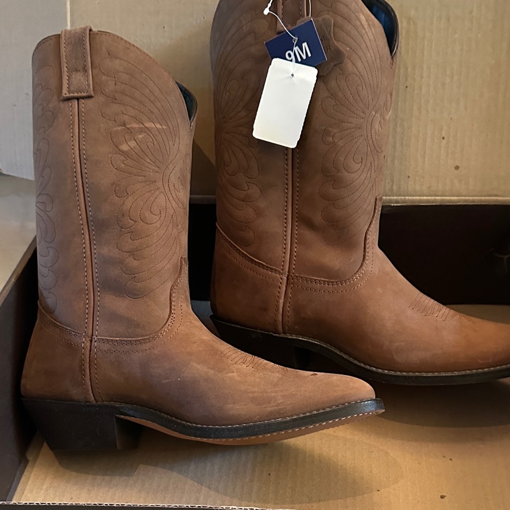 J.B. Dillon Tan Western Boots